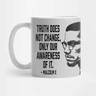 Malcolm X - Truth Does Not Change... Mug